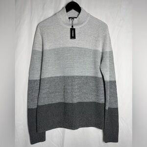 Express Men's Gradient Gray Turtleneck Sweater